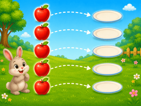Put Apples on the Plates