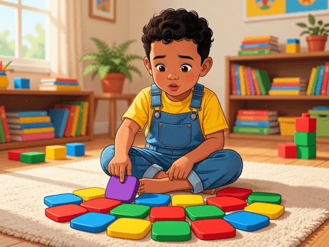 Which Shape Has a Different Color?