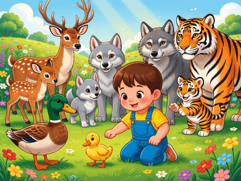 Match the Baby Animal to Its Parent