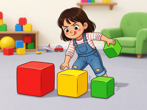 Order Three Objects by Size from Bigger to Smaller