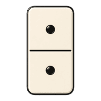 Domino with 2 dots