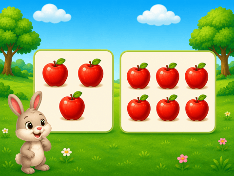 Which Side Has More Apples
